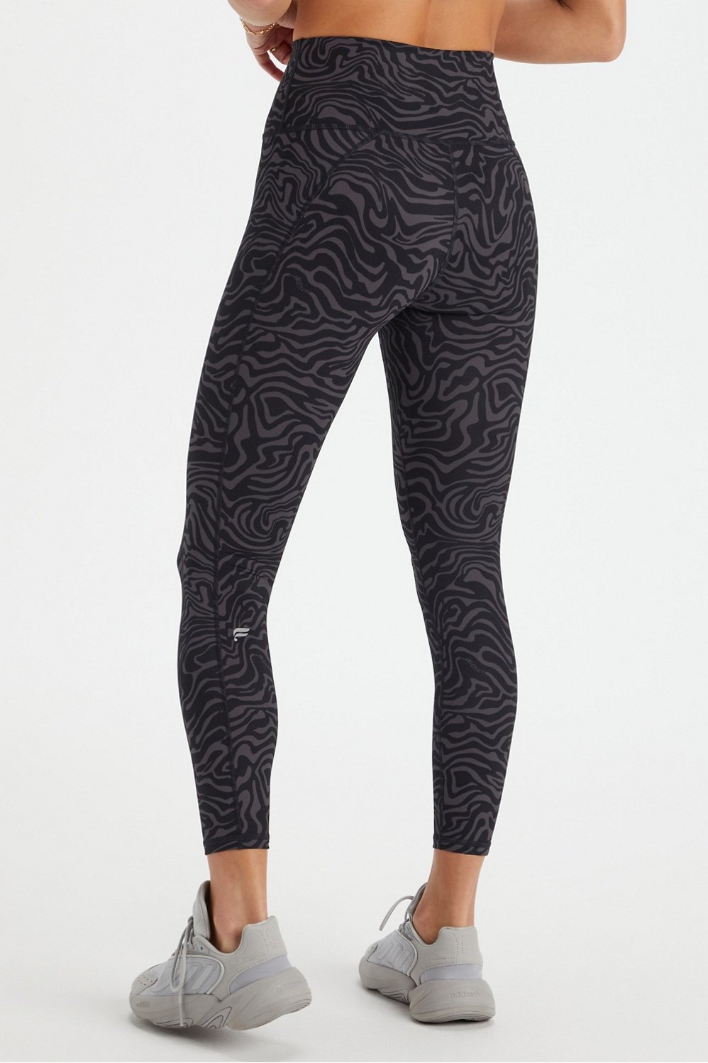 Fabletics On-The-Go High-Waisted Legging Womens Pewter plus Size 2X