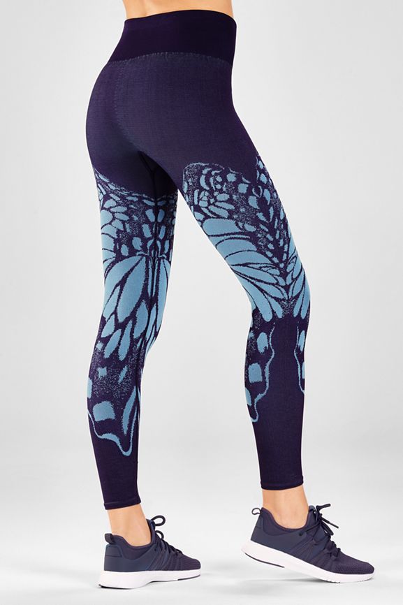 High-Waisted Seamless Butterfly 7/8 - Fabletics