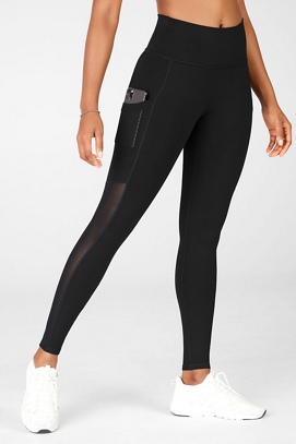 Fabletics black shop mesh leggings