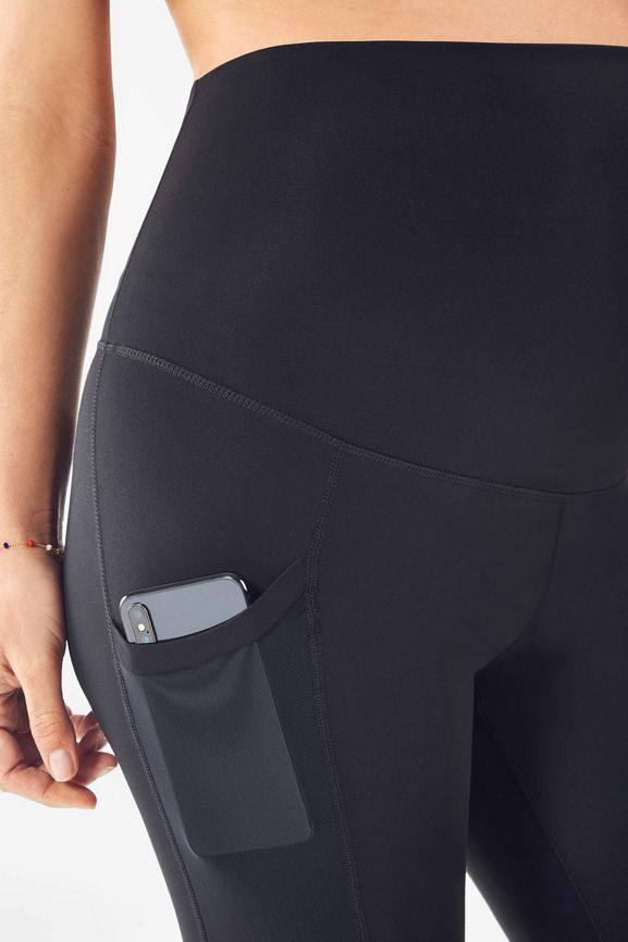 High-Waisted Pureluxe Pocket 7/8 - - Fabletics Canada