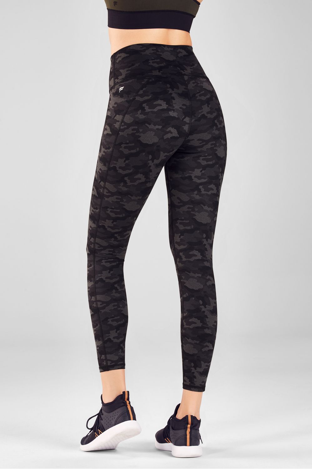 High-Waisted Printed Heathered 7/8 - - Fabletics Canada