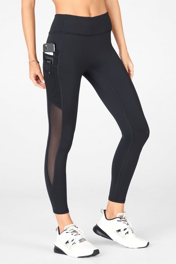 Fabletics On-The-Go PowerHold® High-Waisted Legging in Cactus