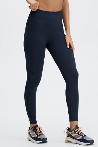 fabletics high waisted seamless classic leggings black size SMALL