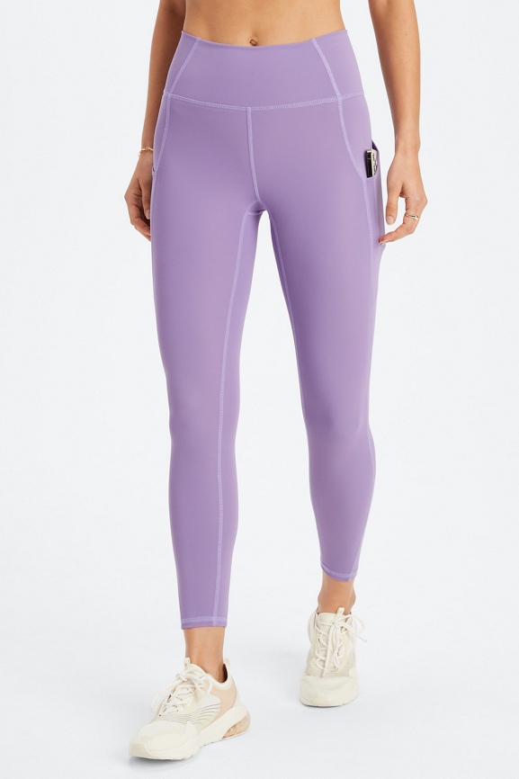Fabletics Oasis High-Waisted Pocket 7/8 Legging Abyss LG2041751 Size XSmall