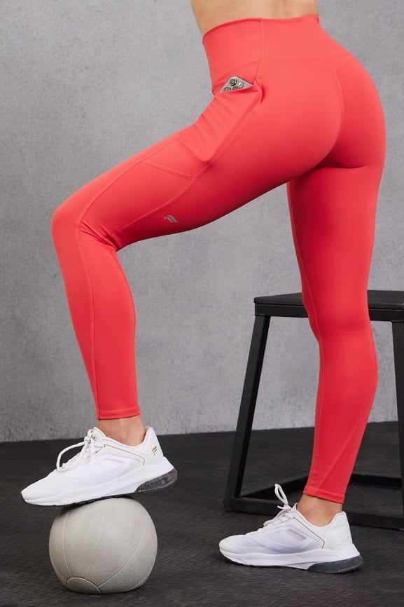Fabletics Oasis High-Waisted 7/8 Legging Womens Moonrock Size S