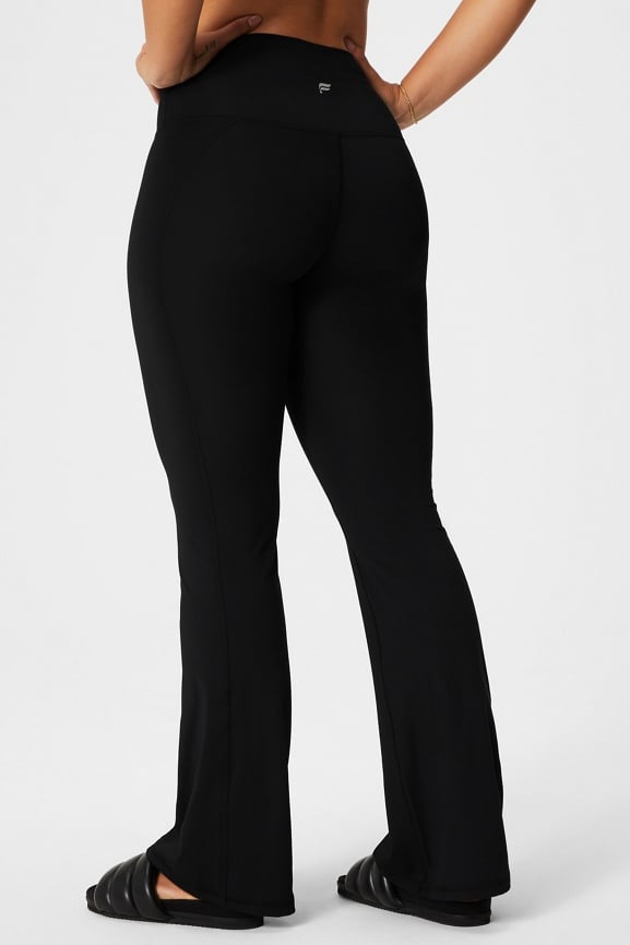 Fabletics, Pants & Jumpsuits, Fabletics Black Seamless High Waisted Flared  Leggings