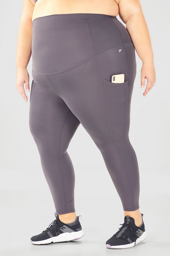 PureLuxe High-Waisted Maternity 7/8 Legging - Fabletics Canada