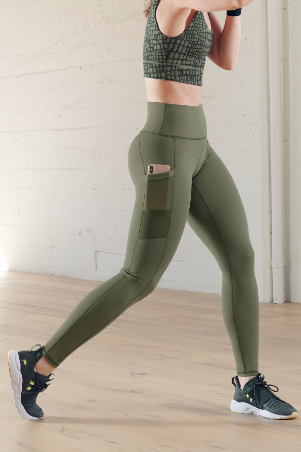 Fabletics, Pants & Jumpsuits, Fabletics Army Green High Rise Ultracool  Leggings Size 3x