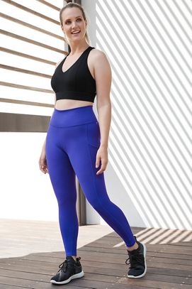 P'tula Alainah III 3 Pocket Leggings High Rise - XS - Marina Blue - $17 -  From Jessica