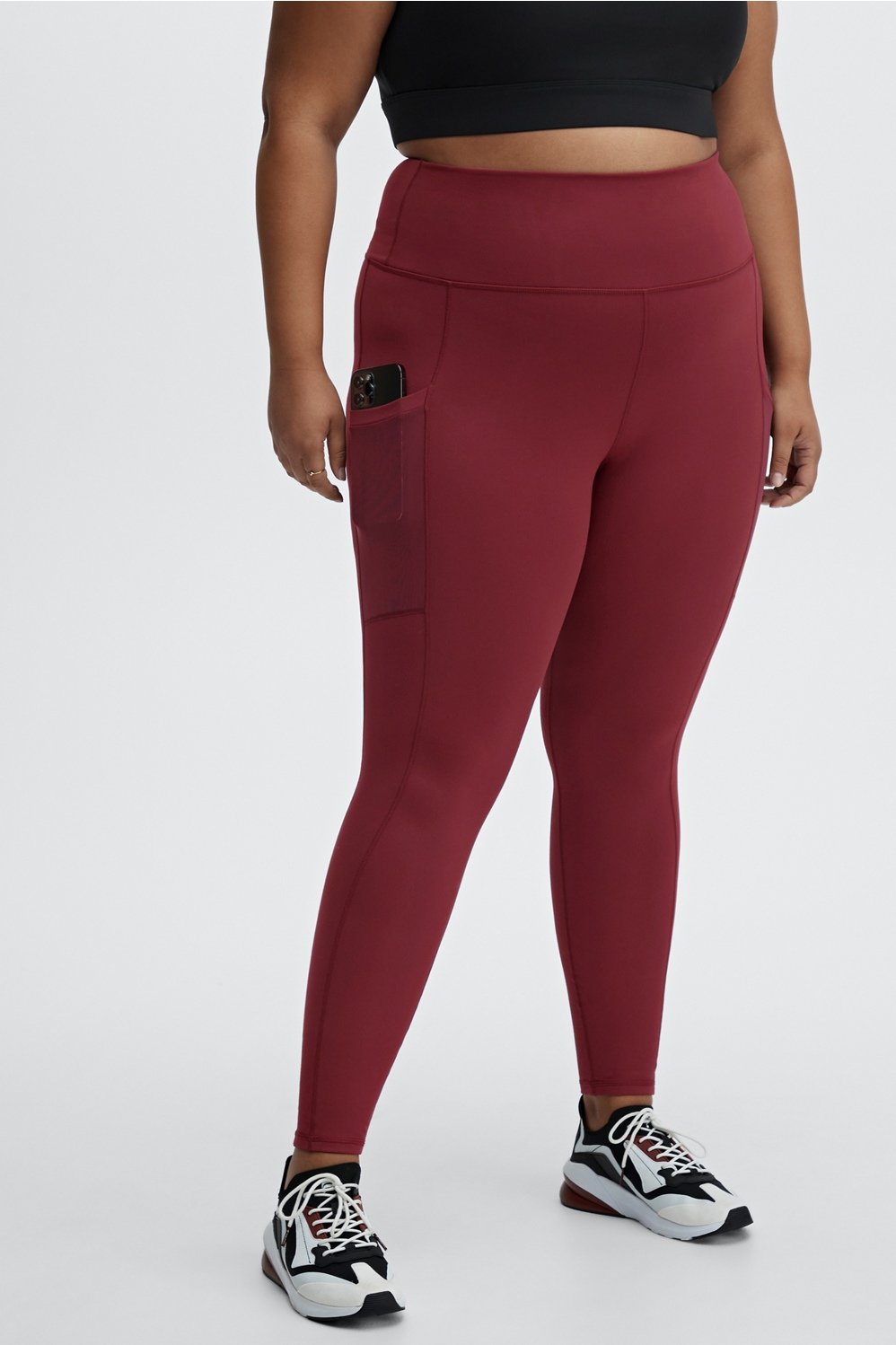 Fabletics hotsell maroon leggings