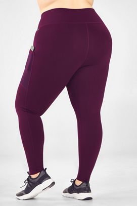 Fabletics hotsell maroon leggings