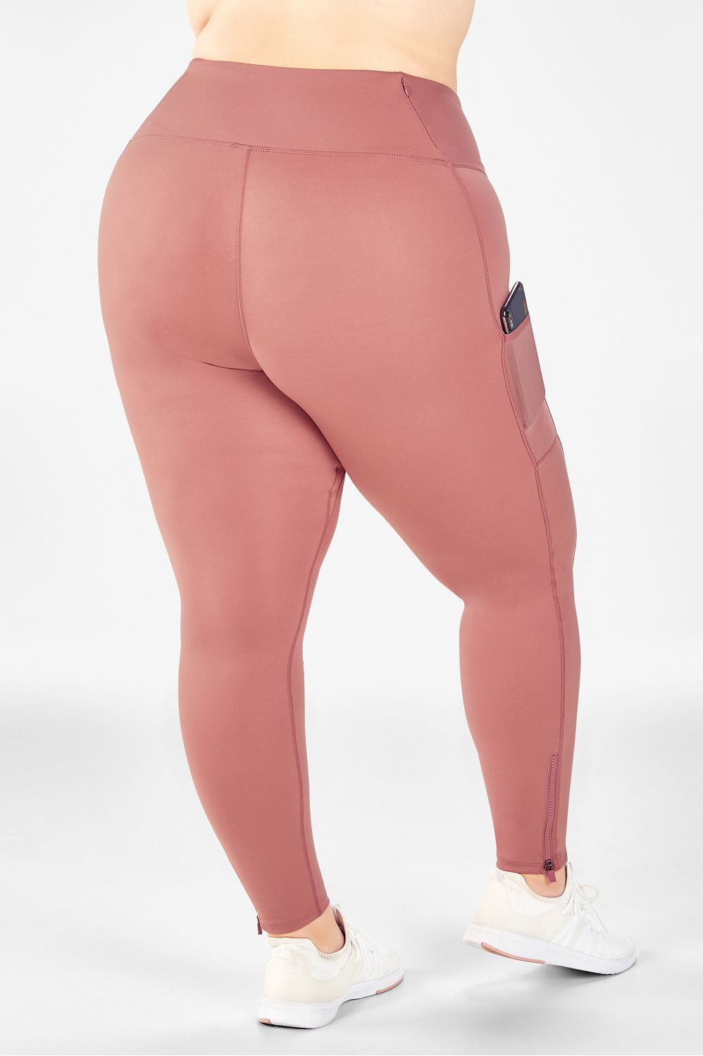 Fabletics Trinity High-Waisted Utility Legging in Orchid Smoke Size Small