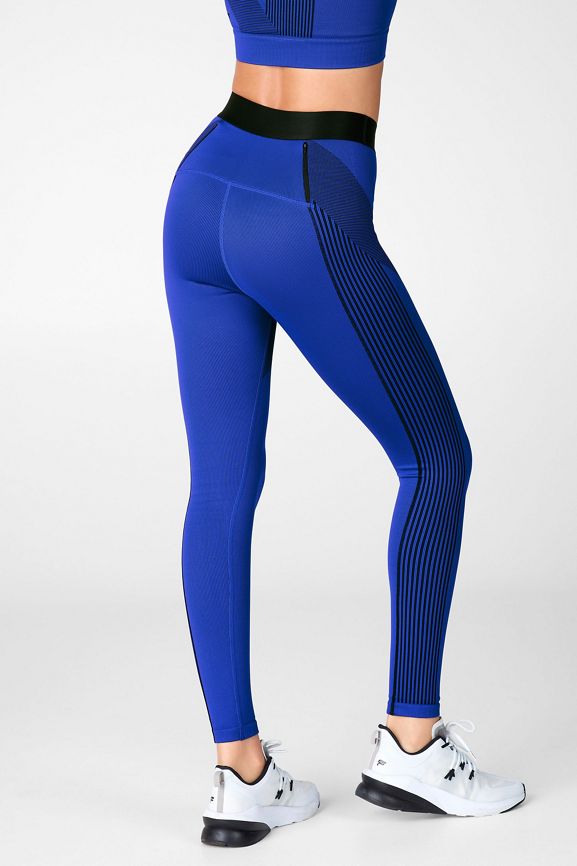 NEW XS Fabletics Ultra High-Waisted Seamless Panel Legging