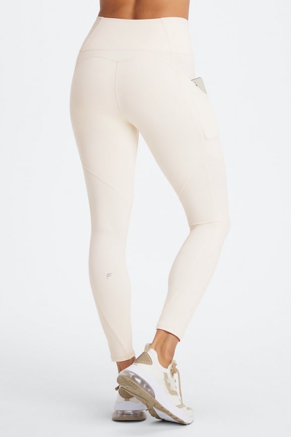 White top fabletics leggings