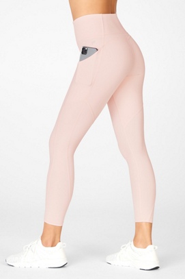 Fabletics Oasis PureLuxe Leggings Pink Size XXS - $21 (53% Off