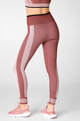Victoria's Secret PINK High Waist Yoga Cotton Legging Mesh Logo Colorblock  NWT