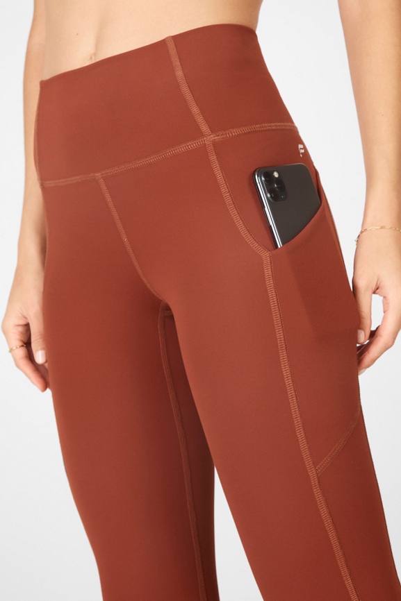 Fabletics Oasis Pureluxe High-Waisted Legging Pink - $35 (39% Off