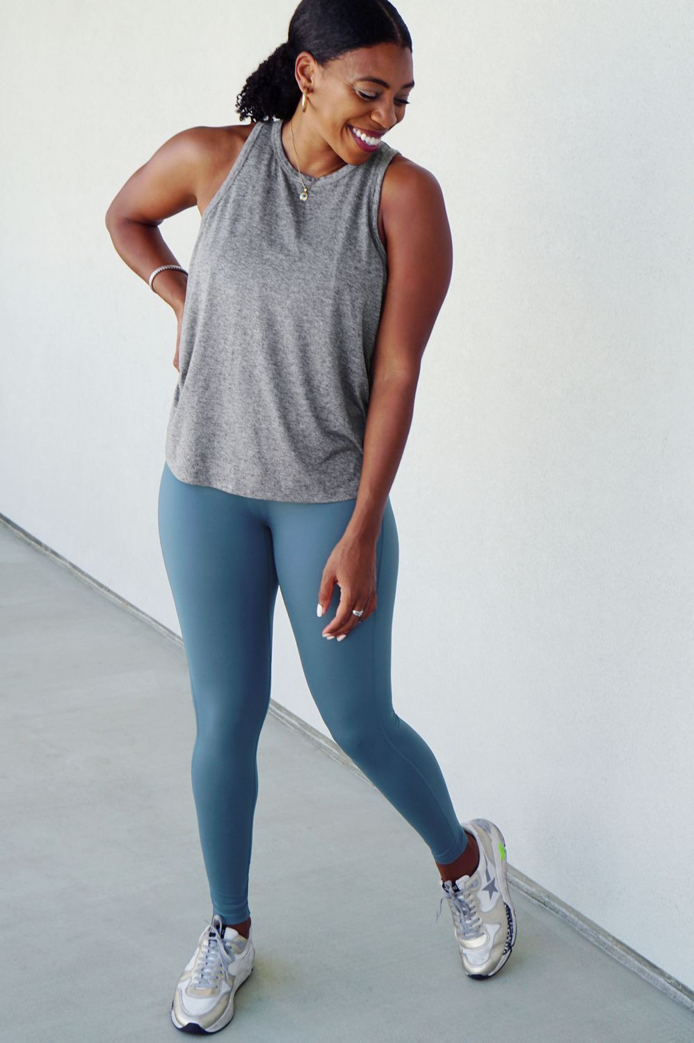Fabletics Mini Ressler Crop Tank and Mini High-Waisted Motion365 7/8  Leggings, You Can Twin With Your Littles in This New Fabletics Mommy and  Me Collection