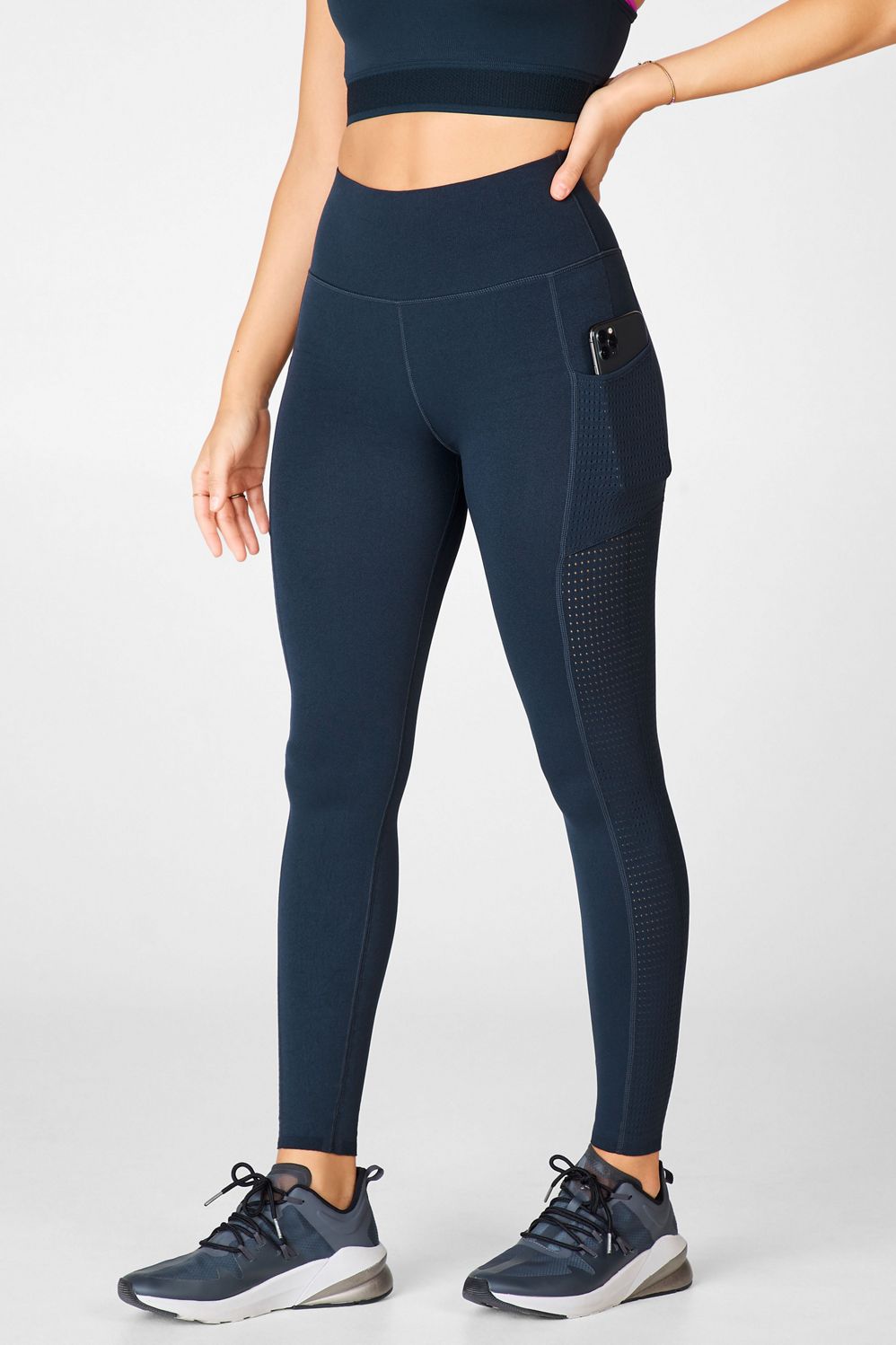 Fabletics High-Waisted Sculptknit Reflective Gym Legging Womens XS New Fast  Ship
