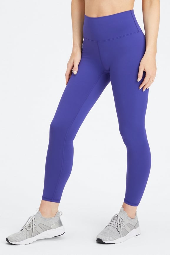 Powerhold Fabletic Compression Leggings Purple High Rise Size M