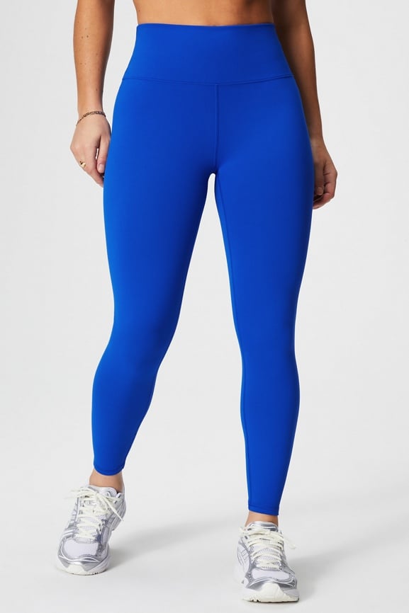 Fabletics Pants Womens Medium Blue Yoga Powerhold Leggings High Wasited  Ladies