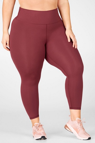 Bycc Bynn Womens Plus Size Stretch Leggings Full-Length Ultra Soft Tights  Pants(Burgundy,XXL) at  Women's Clothing store