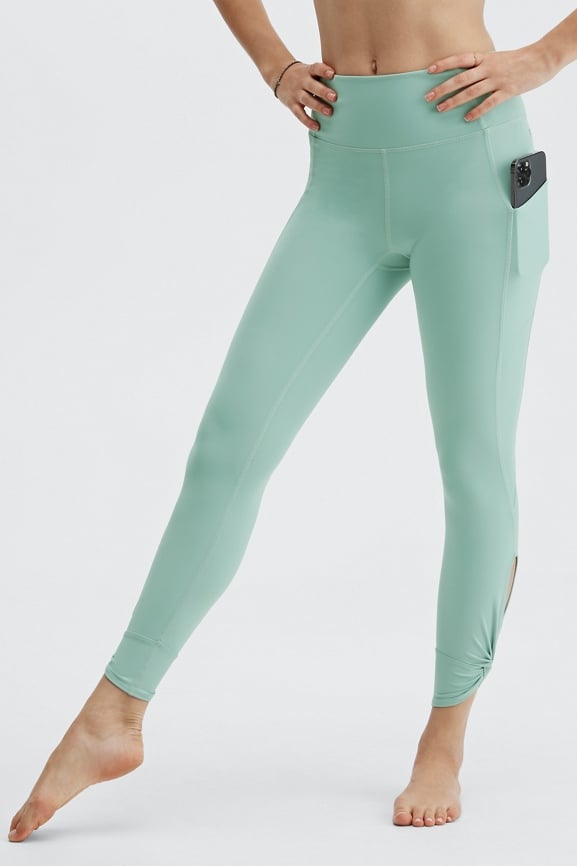 Oasis PureLuxe High-Waisted Twist 7/8 Legging  Active wear for women,  Fabletics, Buttery soft leggings