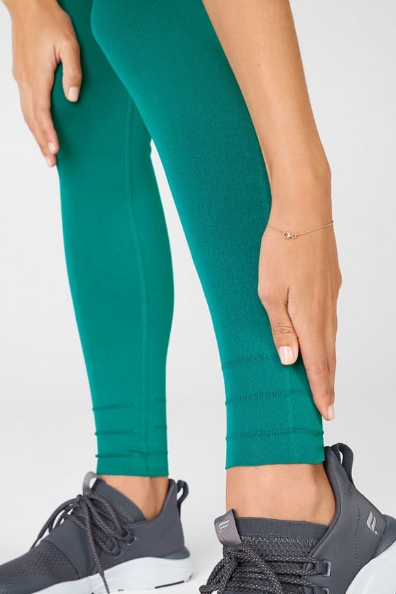 Fabletics, Pants & Jumpsuits, Fabletics Sz S Green Dark Jade High Waisted Sculptknit  Leggings Nwt New
