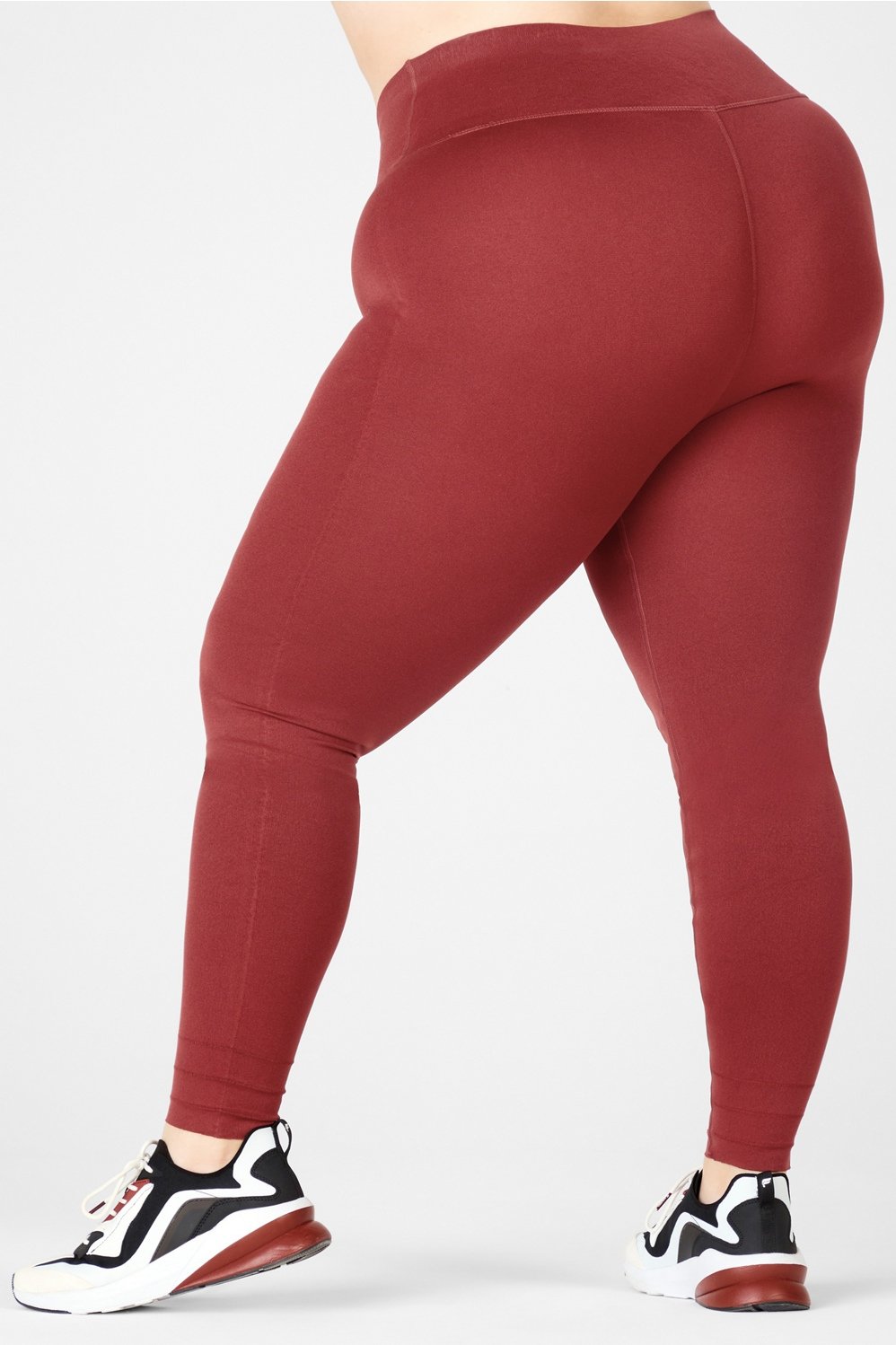 NWT Fabletics High Waisted Sculptknit Statement Red Leggings Pants Size XS  2-4
