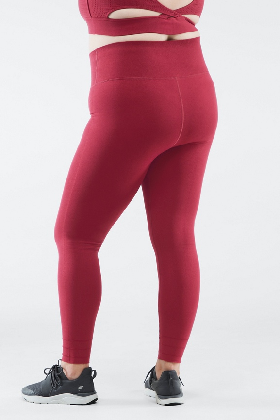 Ladies MV seamless '3D fit' multi-sport sculpt leggings - Burgundy -  ShopMiniVIP