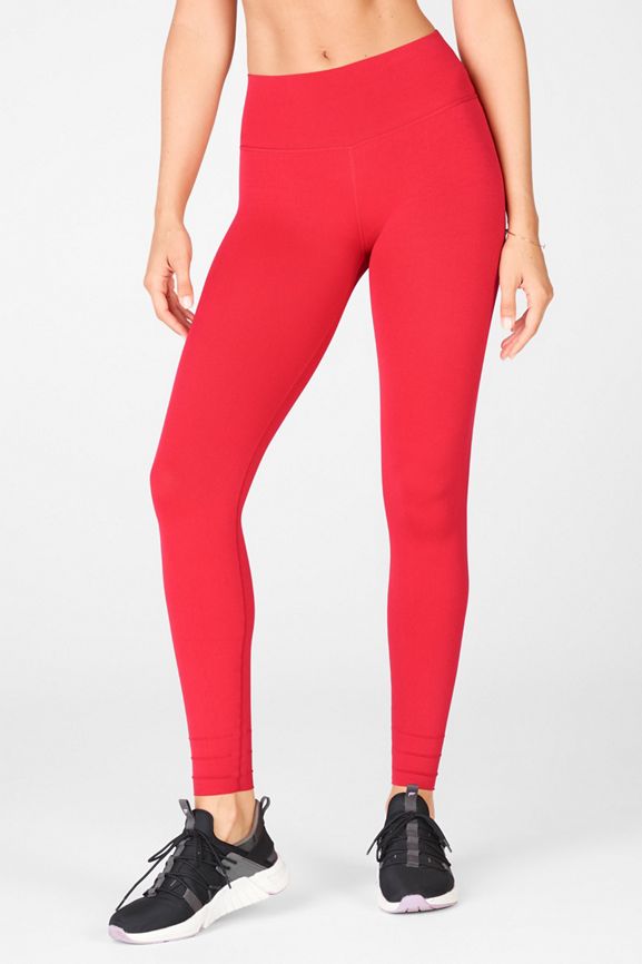 FABLETICS High-Waisted Sculpknit Legging Size XS Red