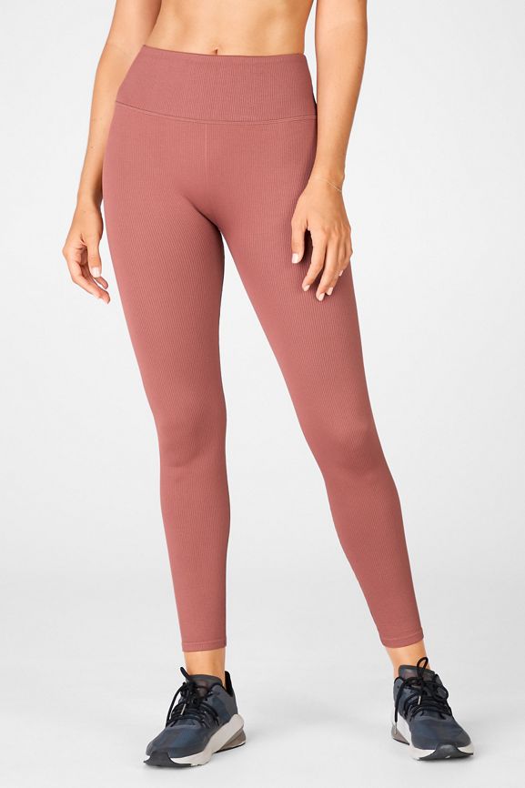 High-Waisted Seamless Lace-Up Legging - - Fabletics Canada