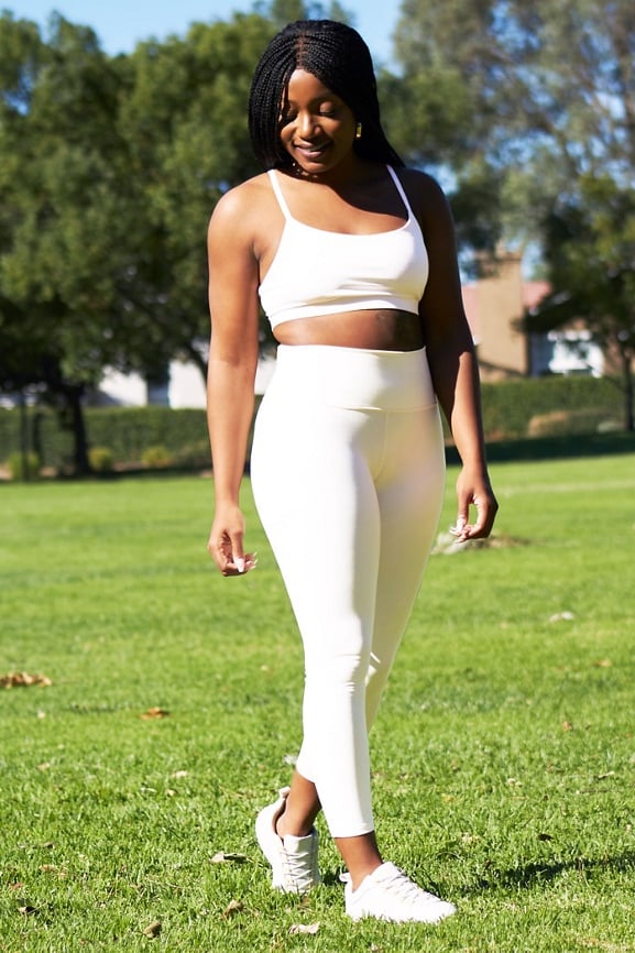 White iridescent clearance leggings