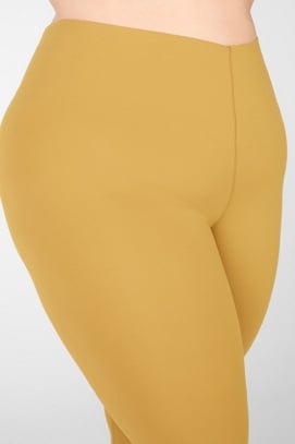 Mustard Yellow Plus Size Leggings