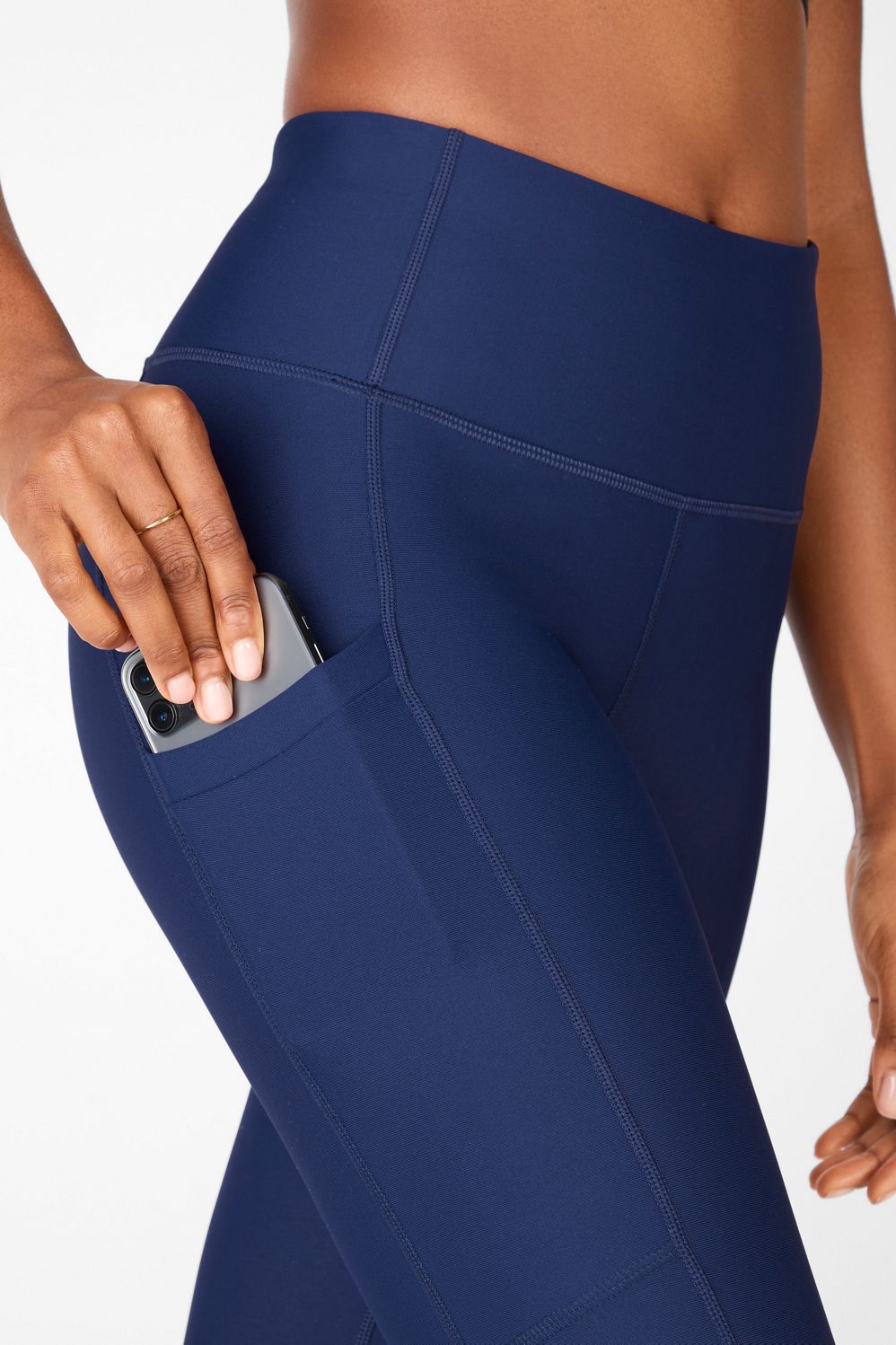 Navy Fade Leggings with pockets