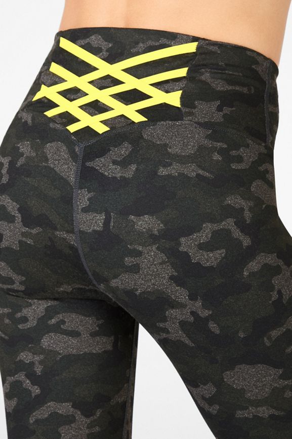 PowerHold® High Waisted 7/8 Legging in Charcoal Camo