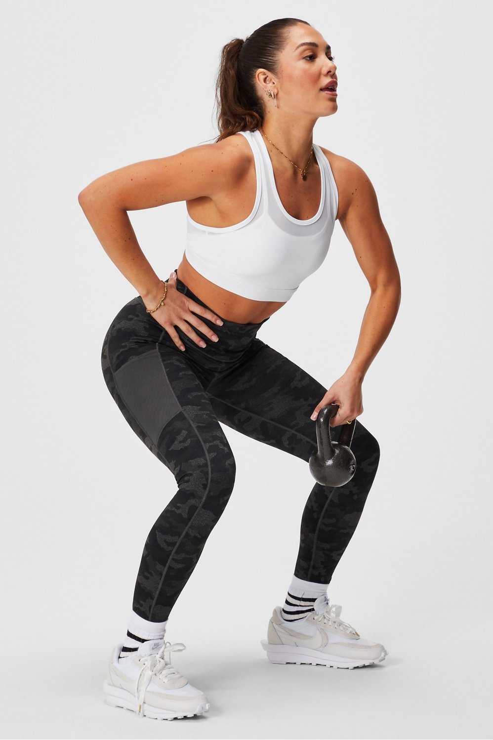 Fabletics, Pants & Jumpsuits, Fabletics Beckham Capri Powerhold Leggings  Black Size Small Active Pants Yoga S