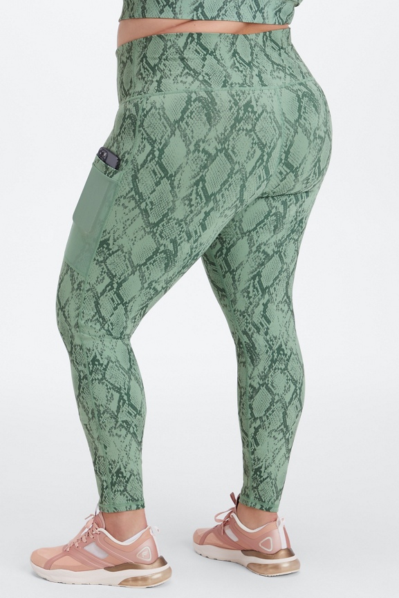 Snake Print Plus Size Leggings