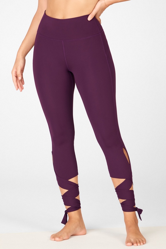 High-Waisted PureLuxe Tie-Up 7/8 - Fabletics