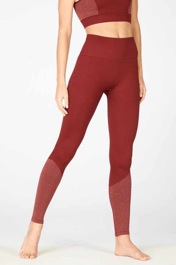 High-Waisted Seamless Static Legging - Fabletics Canada