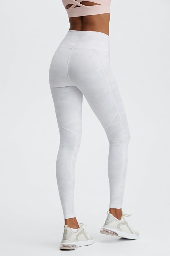 White high on sale waisted leggings