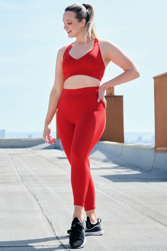 Fabletics x Madelaine Petsch High-Waisted PureLuxe Mesh Legging, Madelaine  Petsch's New Fabletics Collection Has Us Ready For Spring