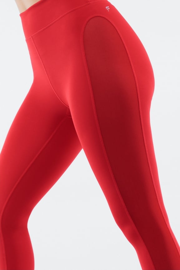 XS red fabletics leggings #leggings #redleggings - Depop
