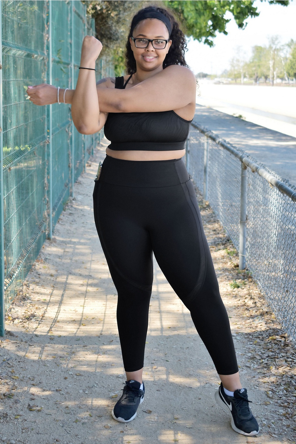 High-Waisted Motion365® Reflective 7/8 - Fabletics Canada