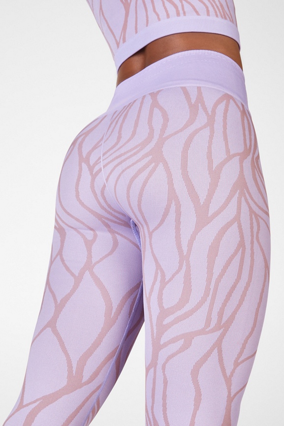Fabletics Solid Pink Leggings Size L - 56% off