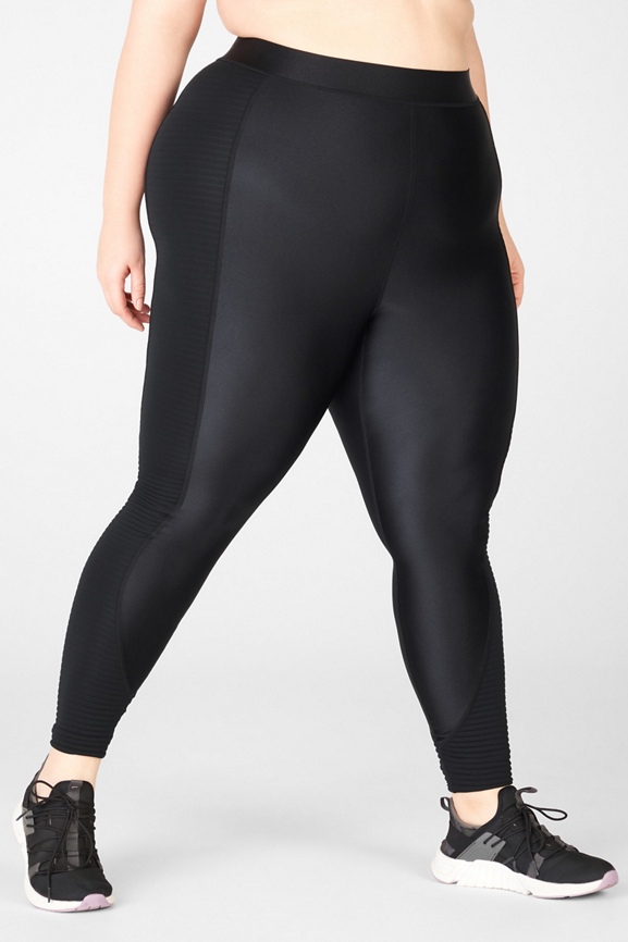 XL All In Motion Leggings Black High Rise Sculpted Linear Side