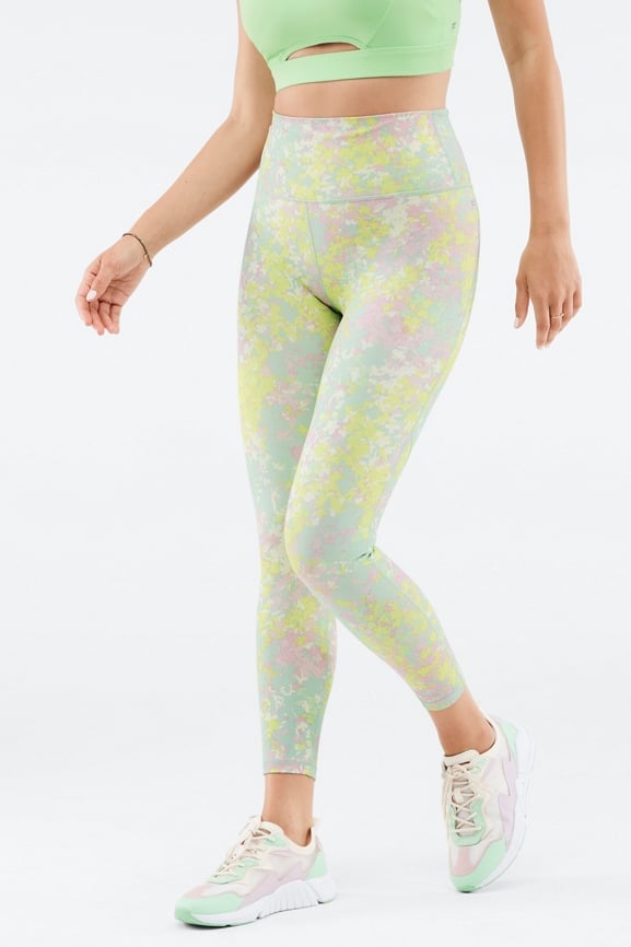 Fabletics Oasis High-Waisted 7/8 Legging Womens Moonrock Size S