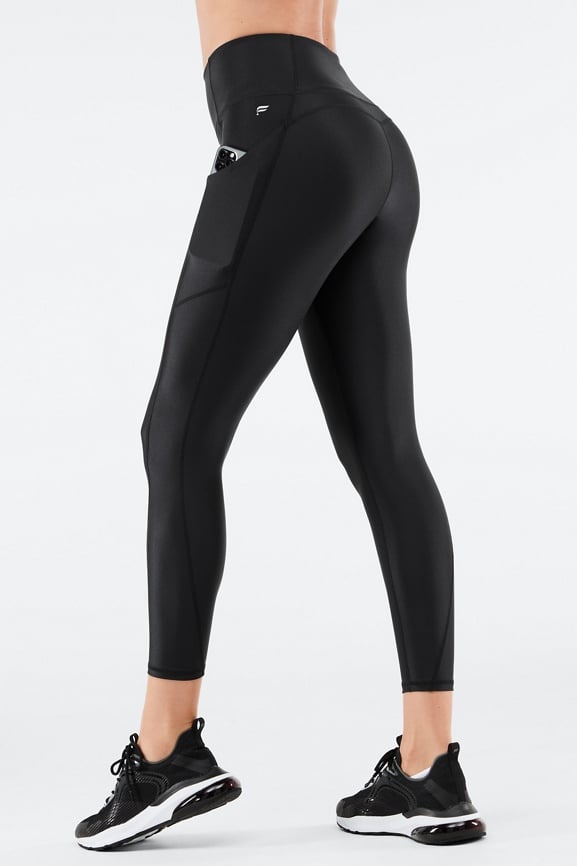 Oasis PureLuxe High-Waisted Shine 7/8 Legging - Fabletics
