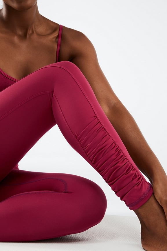 High-Waisted PureLuxe Ruched 7/8 - Fabletics