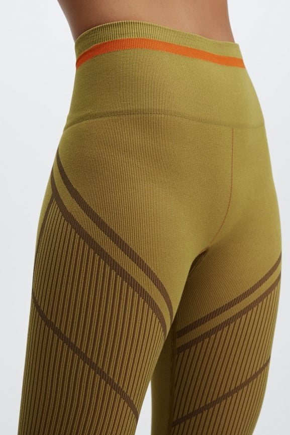 Woman Jacquard knit leggings with elasticated waistband Jacquard NATTE